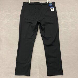 Callaway Golf Pants Mens 36 x 30 Black Slim Fit Stretch Comfort Waistband